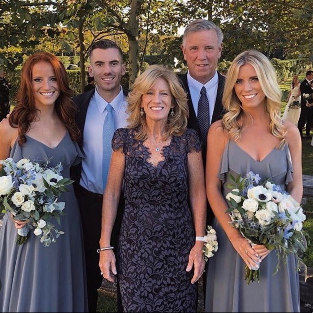 Jenny Yoo Mila dress in Peri color - Picture 2 of 3